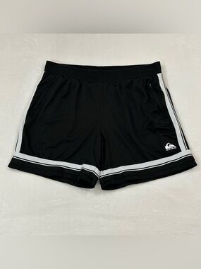 Quiksilver DryFlight Black Onyx Skate Surf Basketball Mesh Athletic Shorts Sz XL